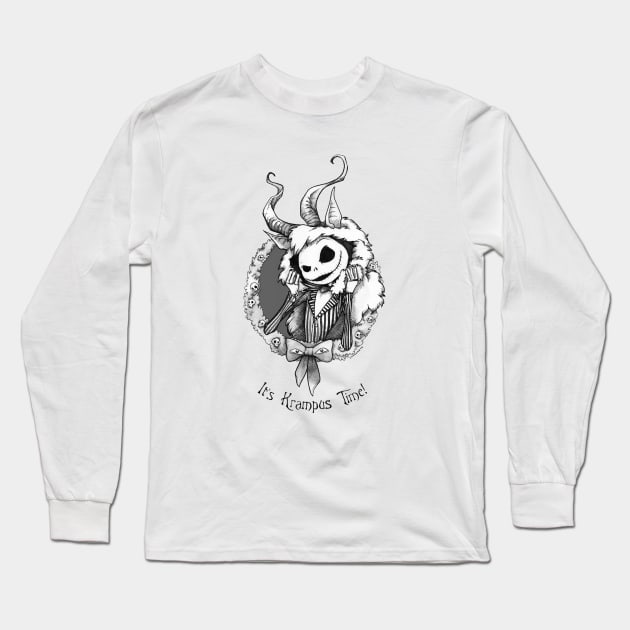 It's Krampus Time Long Sleeve T-Shirt by charamath